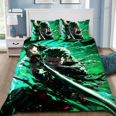 Anime Dekbedovertrek Kussensloop Beddengoedset O-Ones Pieces Luffys Volwassen Jongen Meisje Slaapkamerdecoratie Kinderen Cadeau Eenpersoons Tweepersoons Maat 135x200cm 2pcs