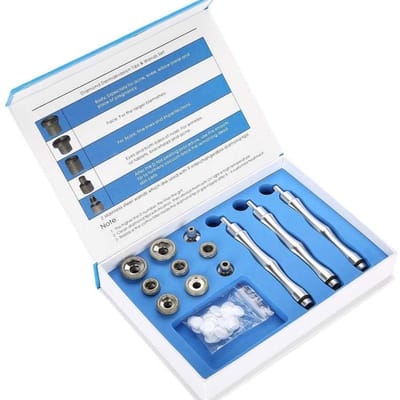 Allecto - Diamond Dermabrasion Tips - Vervangbare Microdermabrasion Dots - Huidverjonging - Voor Verbetering van de Huidstructuur - Geschikt voor A...