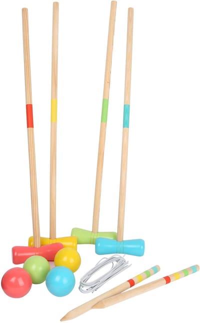Small Foot - Houten Croquet Buitenspel, 20dlg.