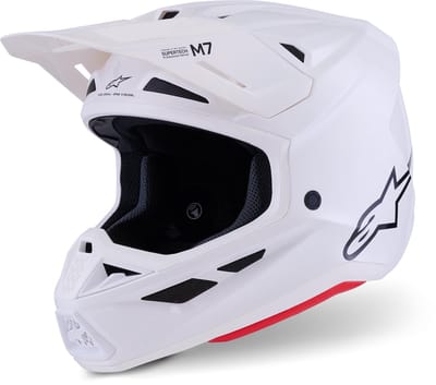 Alpinestars S-M7 Wit Crosshelm - Helm