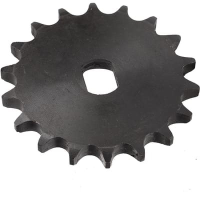 Pignon d'entraînement de chaîne 428 Pignon de chaîne en acier au carbone pour moteur à engrenages MY1020 MY1012 ZXF1122 Trou intérieur H 12x17mm 18T