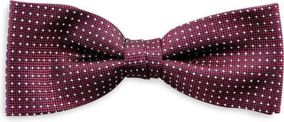 JB Collection - Strikken - strik Penny Stock - bordeauxrood / wit