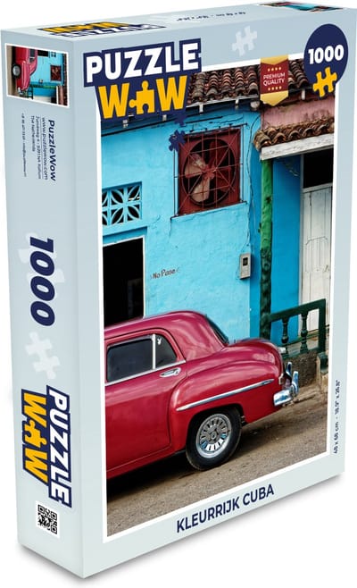 Puzzel Kleurrijk Cuba - Legpuzzel - Puzzel 1000 stukjes volwassenen