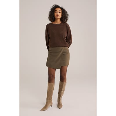WE Fashion Skirt Mini Length Greyish Green Taglia: S | Minigonne Outlet | Donna | Verde