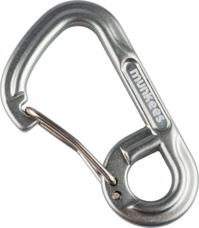 Munkees Karabijnhaak 6-shape 6 X 60 Mm Grijs