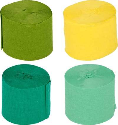 4 rollen crêpepapier 10 m - Artemio