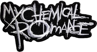 My Chemical Romance - The Black Parade Logo Patch - Zwart/Wit