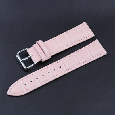 10mm 12mm 14mm 16mm 18mm 20mm 22mm 24mm Bracelet de montre universel en cuir hommes femmes Sport étanche Bracelet de montre Bracelet cadeau 12mm rose