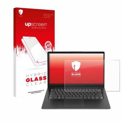 upscreen - Screenprotector voor Lenovo V14 Gen 3 - Folie Beschermfolie Beschermglas transparant