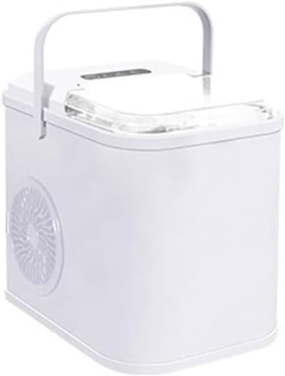 Aanrecht ijsmachine - IJsmaker compact - Drankjes koelen - Snel ijsblokjes - 10-12 kg per dag - Wit