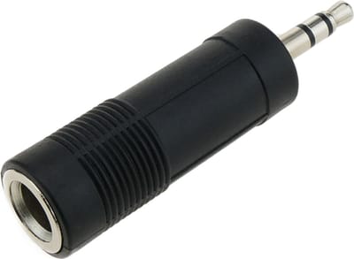 BeMatik - RCA-audioadapter vrouwelijk naar 3,5 mm male jack