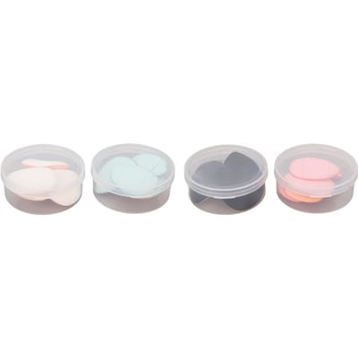 20 stuks Cosmetische Sponsjes Mini Vingermaat Driehoek Vorm 4 Kleuren Make-up Sponsjes Sponsjes voor Contouren