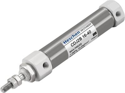 Dailygoody - Pneumatische cilinder - Slimme luchtcilinder - 16mm Bore - 40mm slag - Krachtige prestatie - Geschikt voor diverse toepassingen - Silvery...