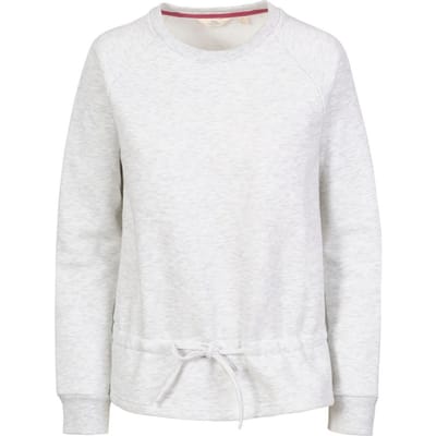 Trespass Dames/dames Gretta Marl Sweatshirt met ronde hals (Lichtgrijs)