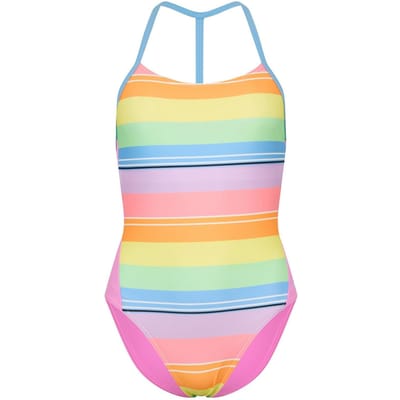 Zoggs Dames/Dames Kleurblok Eendelig Zwempak (Veelkleurig)