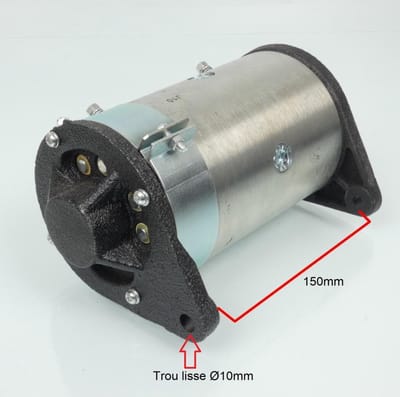Démarreur RMS pour auto Piaggio 220 Ape Tm P602 1982 à 1983 dynamoteur / 157715