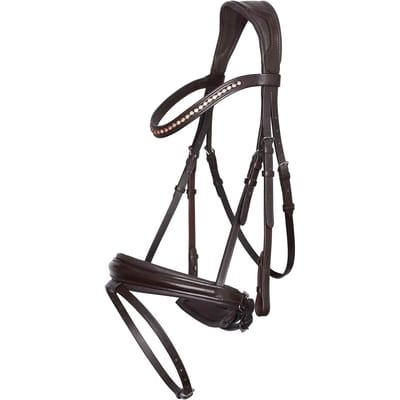Gecombineerd hoofdstel met neusriem Imperial Riding Fria