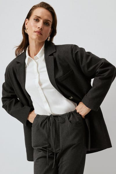 Touché Privé - Blazer jasje - Antraciet - Dames