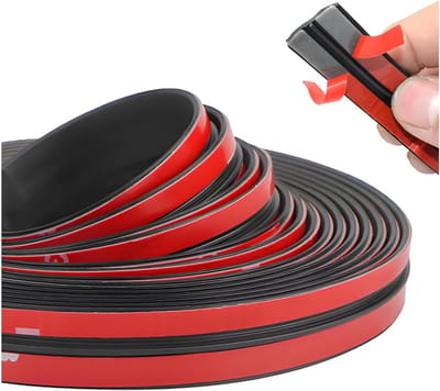 26FT Auto Voorruit Afdichtstrip - T-Vormig 14mm + 19mm Set - Zelfklevend Rubber - Dakraam Pakking - Water en Geluiddicht