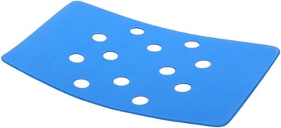Douchekussen - Badzitkussen - Comfortabel Douchen - Ventilerend Ontwerp - 35x24cm - Blauw