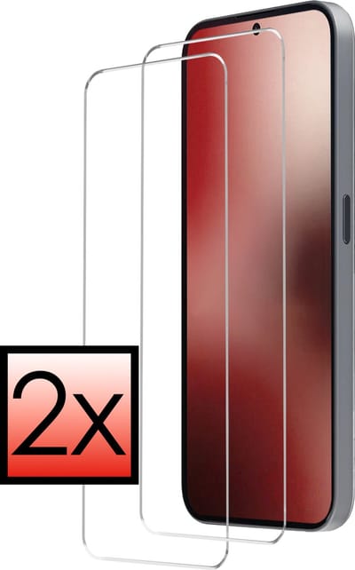Screenprotector - 2 Stuks - Geschikt voor Nothing Phone (2a) Plus - Extra Sterk - Beschermglas - Gehard Glas - Tempered Glass - Screen Protector - Bescherm Cover
