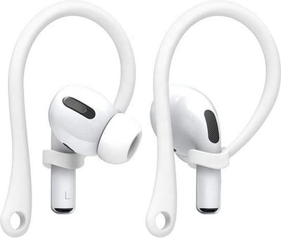 Knaak Sport Hook geschikt voor Airpods Pro/3 - Oorhaken - Siliconen - 1 paar - Wit - Veilig Sporten