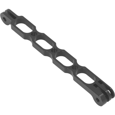 Support d'extension pour casque de caméra d'action en alliage d'aluminium, support de bras pour casque de caméra de sport pour Insta 360 black