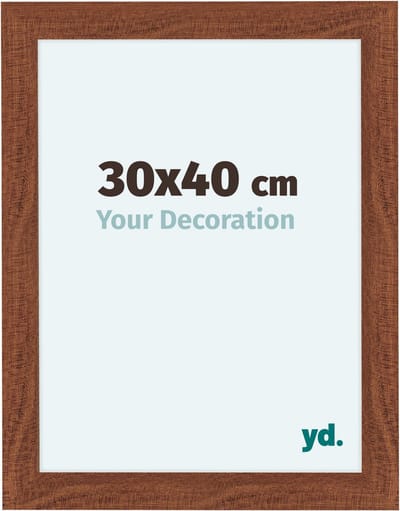 Your Decoration - Fotolijst 30x40 cm - MDF - Walnoot - Como
