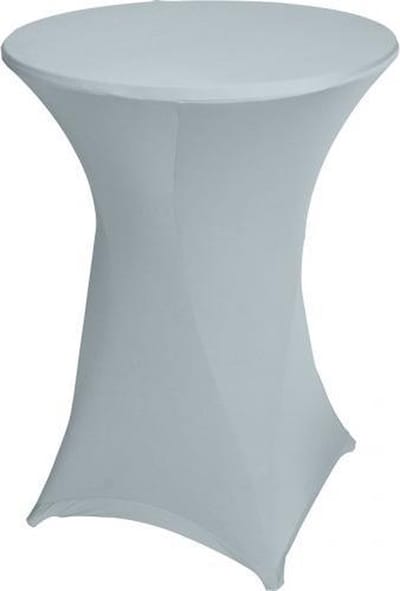 Outdoor Living - Easyfit statafelrok- stretch- grijs Ø80cm
