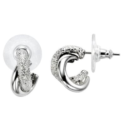 Behave - Oorbellen - Dames - Zilverkleur - Modern - Oorstekers
