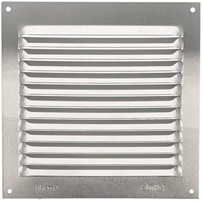 Aluminium vierkante ventilatierooster 150x150 mm voor keuken en badkamer
