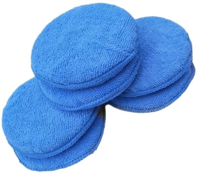 Microvezel wax applicator pads, autoschuim, for autoreiniging en fijn polijsten(50 PCS)