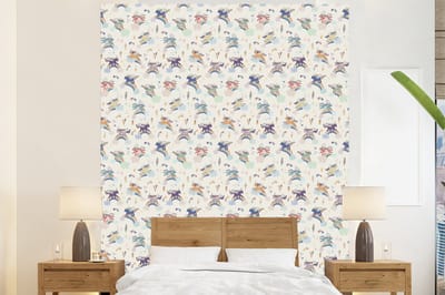 Behang - Fotobehang Unicorn - Regenboog - Patronen - Breedte 225 cm x hoogte 280 cm
