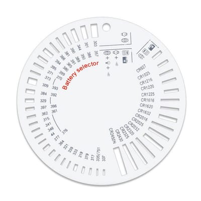 Knoopcelselector voor alle gangbare maten