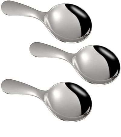 Allecto - Kleine zoutlepel - Theelepels voor desserts - Zilver