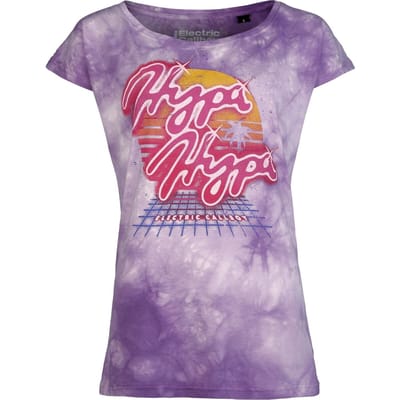 Electric Callboy T-shirt - Hypa Hypa - L tot XXL - voor Vrouwen - paars-wit