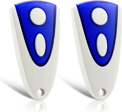 2x Universele Garagedeuropener Afstandsbediening 433.92 MHz - 2 Kanaals Vervanging voor Sectiodeur