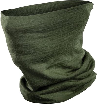 Famanu – Nekwarmer voor koud weer, wol, rekbaar en ademend, multifunctionele halsdoek