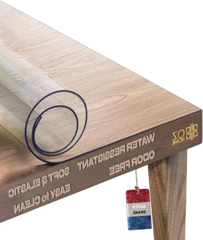 Tafelbeschermer PVC - Mat - Tafel Beschermen - 17 mm Dik - 80x100 cm - Transparant