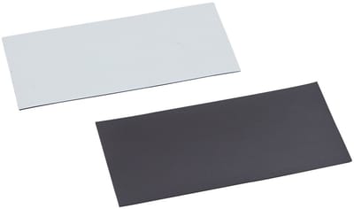 Beschrijfbare Magnetische Etiketten - 50 x 100mm - Wit - 50 stuks