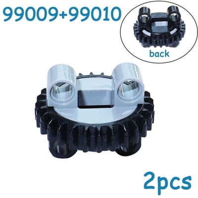 28 56 60 Tanden Draaitafel MOC Technische Componenten Bouwsteen Bakstenen High-Tech Onderdelen 18938 18939 48452 50163 99009 99010 2855 2856 gray
