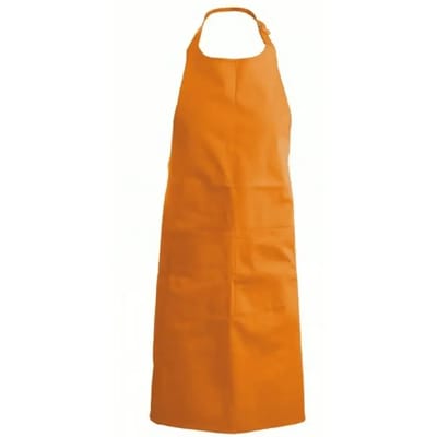 Kariban Katoenen schort met zak K885 - Burnt Orange - One size