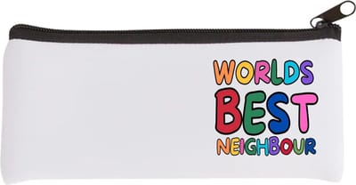 Akyol - world's best neighbour Etui - Buurman - beste buurman - verjaardagscadeau - kado - gift - 20 bij 9 cm