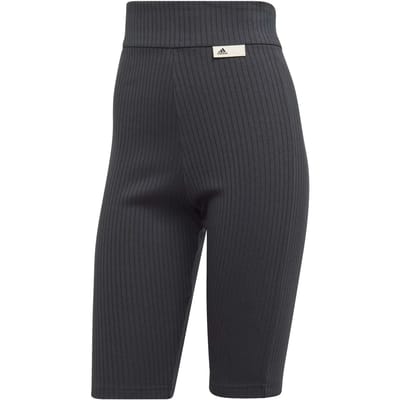 Geribde damesshort adidas Studio Lounge