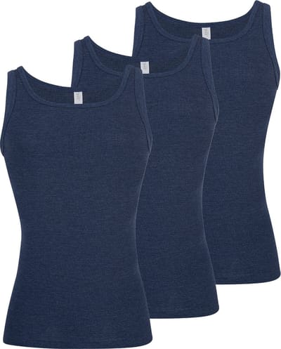 ESGE Heren onderhemd 3 pack - Fijnrib Jeans