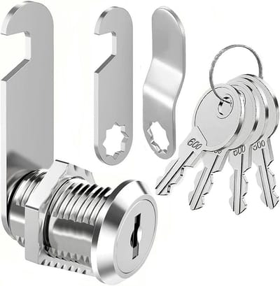 Mailbox Lock with Key, Cabinet Lock, Cabinet Lock, Drawer Lock, Cabinet Door Lock, Lock Plates, Mailbox Lock, Lever Lock, Furniture Lock Lock (30mm)