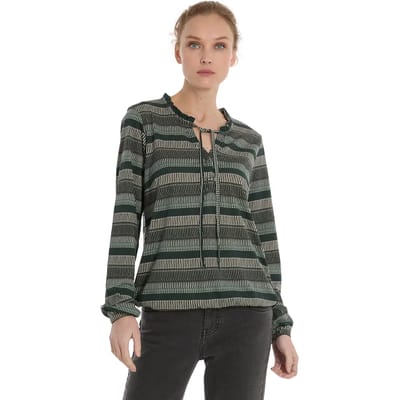 Dames-T-shirt met lange mouwen Ragwear Onelia Print