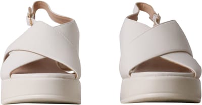 Sandalen met plateauzool en riempje van R and BE