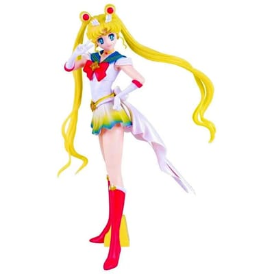 24cm Figurine Sailor Moon Éternelle Anime Tsukino Usagi Figurine d'Action Tiare Éternelle PVC Ornements de Gâteau Modèle de Collection Jouets Cadeaux