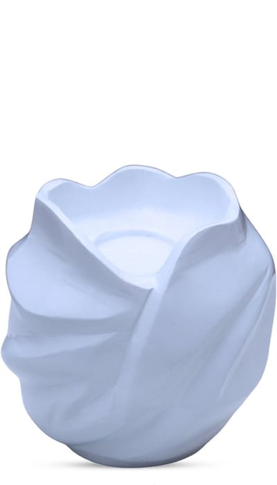 Unieke As Urn - Met Kaarshouder - 950 ML - Handgemaakte urn - Urn - Crematie Urn - Uniek - Voor Huisdieren of Menselijk As - Crematie As - Decoratie Urn - White